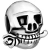 Halloween Skull Bite A  Rose  Fit All Brands Beads Charms Bracelets