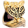 22K Lovely Fox Gold Plated Beads Charms Bracelets