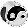 Array Of Yin &amp; Yang 925 Sterling Silver Beads Charms Bracelets
