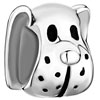 Lovely Dog 925 Sterling Silver European Beads