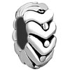Regular Engraved 925 Sterling Silver European Beads