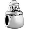 Gifts Lovely Snowman Wearing Scarf Character Fit All Brands Silver Plated ...