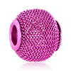 Rose Pink Wheel Spacer All Brand Beads Charms Bracelets