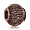 Brown Wheel Spacer All Brand Beads Charms Bracelets