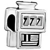 Slot Machine Casino 777 Fit All Brands Silver Plated Beads Charms Bracelets