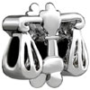 Pugster Libra Zodiac Shape Silver Tone