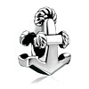 Anchor Rope Fit All Brands Silver Plated Beads Charms Bracelets