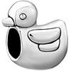 Duck Silver Plated Beads Charms Bracelets