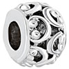 Hollow Classic Silver Plated Beads Charms Bracelets