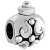 Flagon With Silver Plated Beads Charms Bracelets
