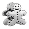 Mothers Day Gifts Gingerbread Man Fit All Brands Silver Plated  ... 