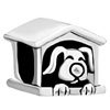 Dog In Cote Silver Plated Beads Charms Bracelets