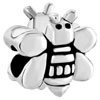 Lovely Bee Shape Silver Plated Beads Charms Bracelets