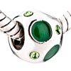 Special - Round August Birthstone European Beads