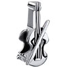 Elegant Violin 925 Sterling Silver Beads Charms Bracelets