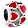 Heart Shape January Birthstone Swarovski Crystal 925 Sterling Silver Love Style Pandora Beads