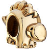 22 K Golden Cute Dinosaur Animal Fit All Brands Gold Plated Beads Charms B...
