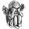 Angel Squatting See No Evil Fit All Brands Silver Plated Beads Charms Brac...