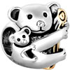 22K Cute Koala Animal All Brand Two Tone Plated Beads Charms Bracelets
