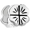 925 Sterling Silver Lucky Four Leaf Clover Beads Charms Bracelets