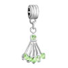 May Birthstone Sector Dangle European Beads All Brands Charms Bracelets
