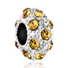 November Birthstone Full Shinning Dots Gift Fit All Brands Beads Charms Bracelets