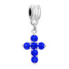 Cross With Sapphire September Birthstone All Brands Dangle European Beads ...
