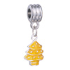 Topaz Xmas Tree Dangle  European  Beads