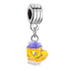 Yellow Purple Enamel Glove Christmas  Jewelry  Beads Charms  ... 