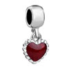 Red Heart Dangle European Beads DPC_KS02