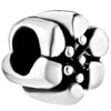 Flower Silver Plated Beads Charms Bracelets