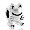 Happy Frog Animal All Brands Silver Plated Beads Charms Bracelets