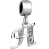 Letter H Dangle European Beads All Brands Charms Bracelets