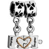 Separable Puzzle Mother Daughter Fit All Brands Gifts For Mom Dangle Europ...