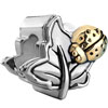 Leaf Cute Ladybug Fit All Brands Silver Plated Beads Charms Bracelets