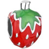 Cute Strawberry With Red And Green Drip Gum All Brands Euro Silver Plated ...