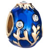 22K Sapphire Clear White Crystal Family Tree Of Life Love Easter Faberge E...