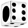 Cube Dice Silver All Brand Beads Charms Bracelets