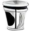 Simple Cup Silver Plated Beads Charms Bracelets
