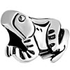 Cute Frog Animal All Brands Silver Plated Beads Charms Bracelets