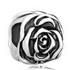Mothers Day Gifts Beautiful Rose Fit All Brands Silver Plated Beads Charms...