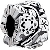 Beautiful Floral Silver Plated Beads Charms Bracelets