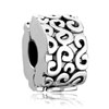 Silver Swirl Clip Lock Stopper All Brand Beads Charms Bracelets