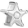 Pugster Pearl Star Silver Tone