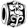 Beautiful Flower Silver Plated Beads Charms Bracelets