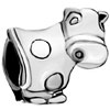 Cute Dairy Cow Silver Plated Beads Charms Bracelets