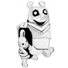 Happy Animal Friends 925 Sterling Silver Beads Charms Bracelets