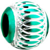 Green Aluminum Fit All Brands Beads Charms Bracelets