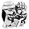 Classic Double Lovely Babies Holding Together Silver Plated Style Pandora Beads