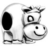 Cute Cow Fit All Brands Silver Plated Beads Charms Bracelets